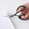 Factory direct supply of cross-border exclusive 6102 office paper-cutting and hand scissors, stainless steel student stationery, household small scissors Item Picture